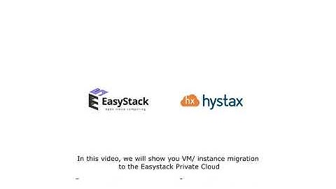 VMware to EasyStack Migration Using Hystax