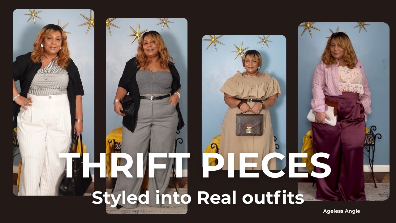 How I Style Thrift Pieces Into Real Outfits |Personal Stylist Talk #haul