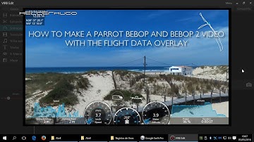 How to make a Parrot Bebop and Bebop 2 vídeo with the flight data overlay