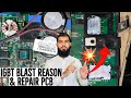 Wall mounted inverter ac pcb burn component reason &amp; Repair PCB