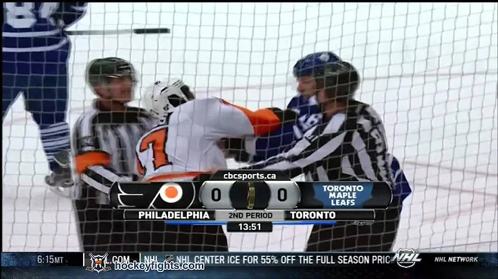 Wayne Simmonds vs Joey Crabb Mar 10, 2012