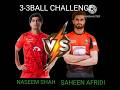 NASEEM SHAH VS SAHEEN AFRIDI 3-3BALL CHALLENGE REAL CRICKET 24 #shorts