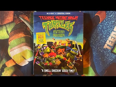 Opening to TMNT: Mutant Mayhem 2023 Blu-ray