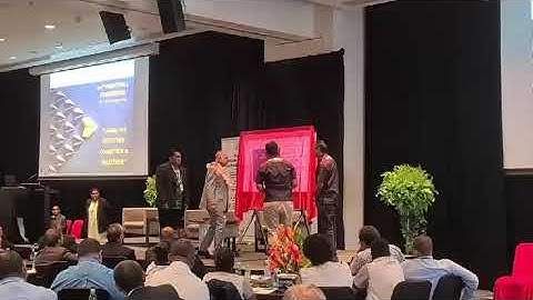 JCVision Fiji partner make a big ceremony for JCTOUCH Interactive Flat Panel Display Smart Board