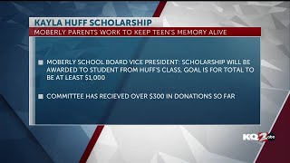 Moberly parents start memorial scholarship for Kayla Huff