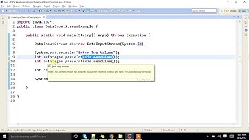 What is DataInputStream class in java. Explain with an example.