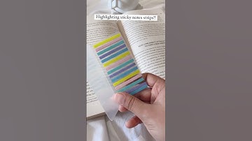 Classic thin highlighting strips Sticky notes  #products #fancy #aesthetic #stationery #planner2024