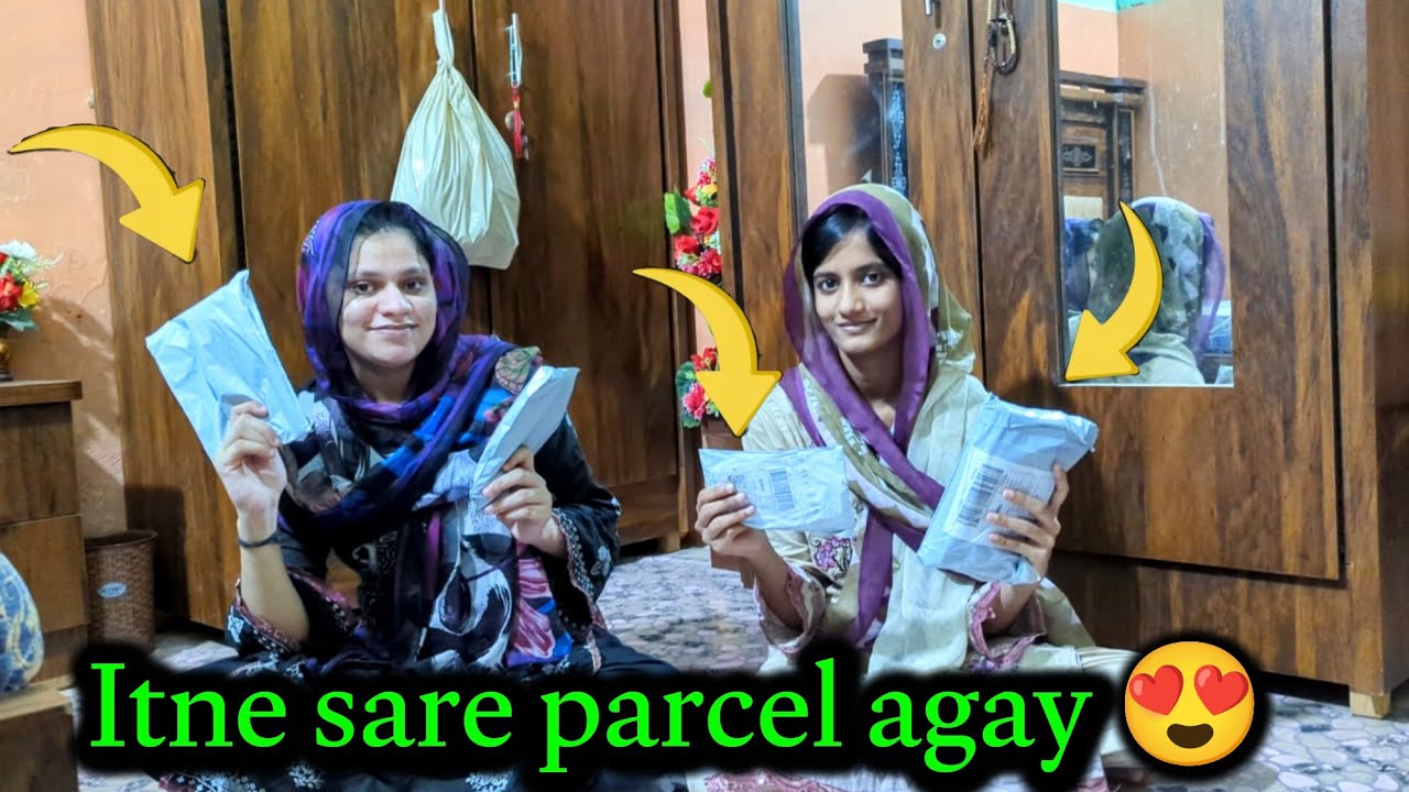 Parcel mein Kya Kya nikla 😍 || Adnan and Misbah 