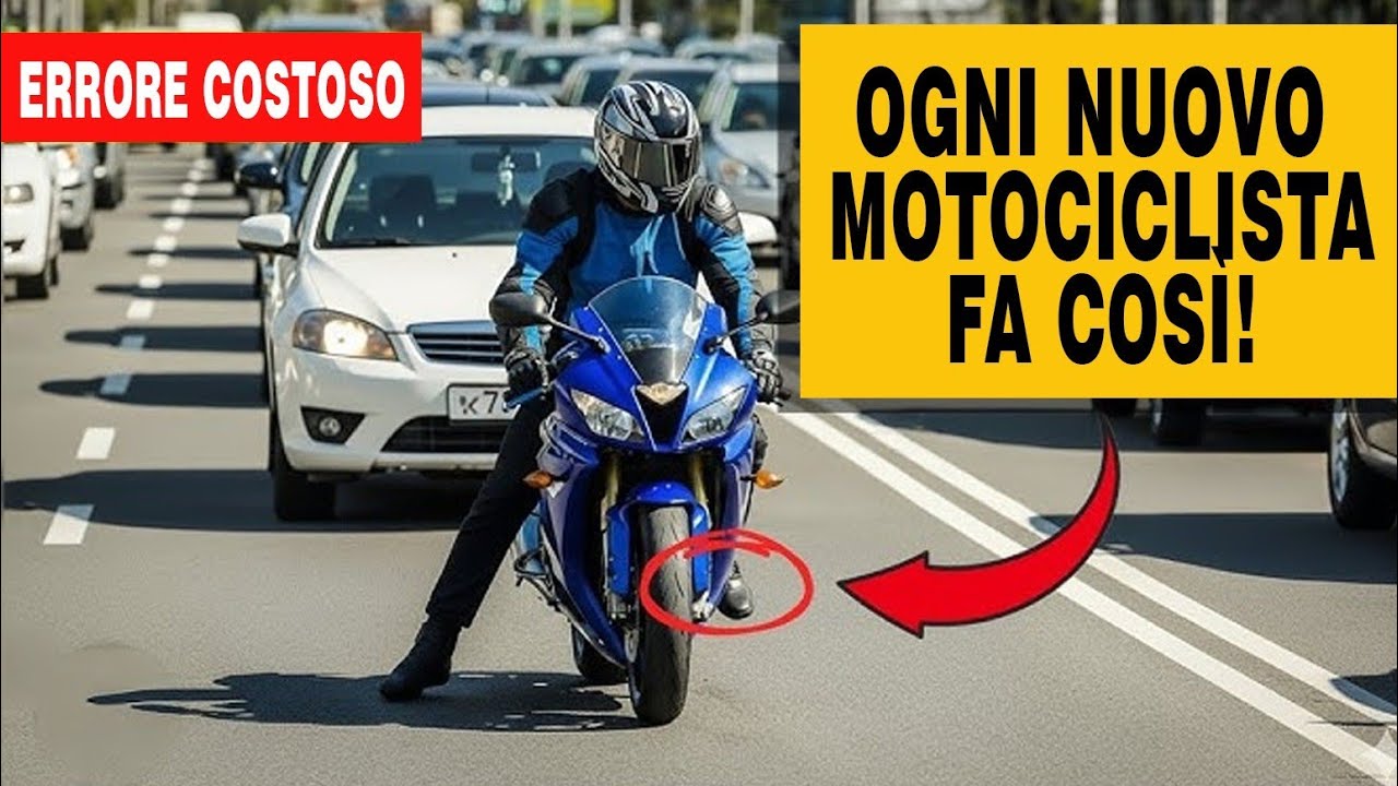 🏍️Non Guidare Mai la Moto Così nel Traffico 🚦(Errore N°4 È Letale)