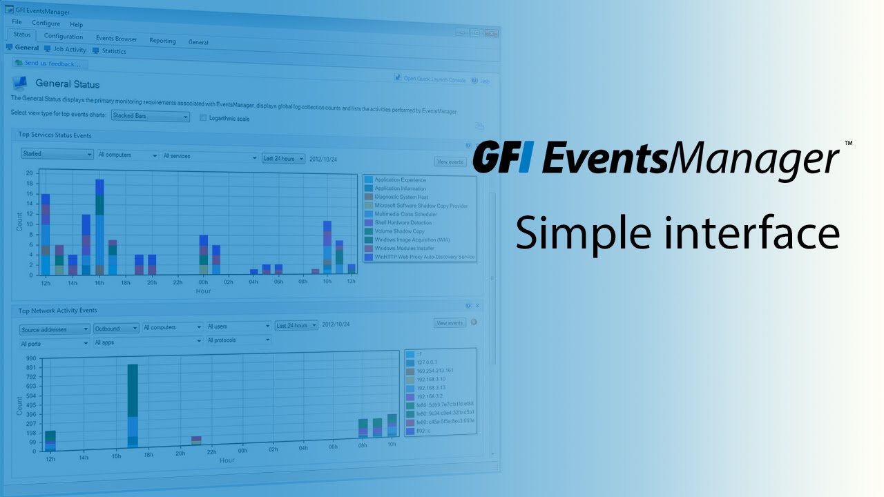 Simple interface | GFI EventsManager - YouTube
