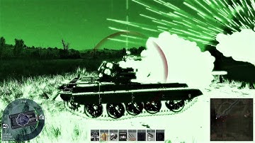 T55 AMD-1 Active Protection in Slow-Mo from all Sides