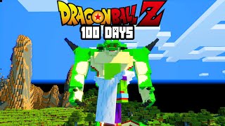 I spent 100 days in Minecraft dragon ball z as a Namekian... This is what happened