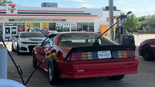 Big turbo Camaro first trip to 7/11!! #camaro #turbo #3rdgen #houston by Boosted92 2,036 views 7 months ago 2 minutes, 37 seconds
