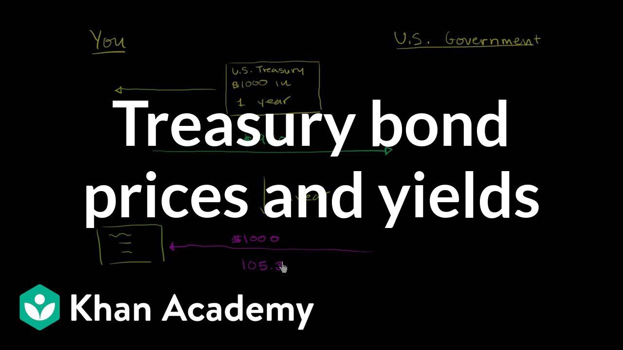 ⁣Treasury bond prices and yields | Stocks and bonds | Finance & Capital Markets | Khan Academy