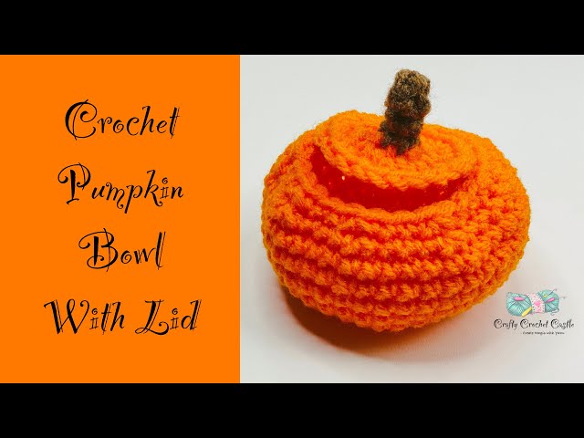 Pumpkin Treat Bowl Crochet Pattern - MyCrochetPattern