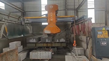 Mastering Stone Cutting: Bridge Saw Machine in Action