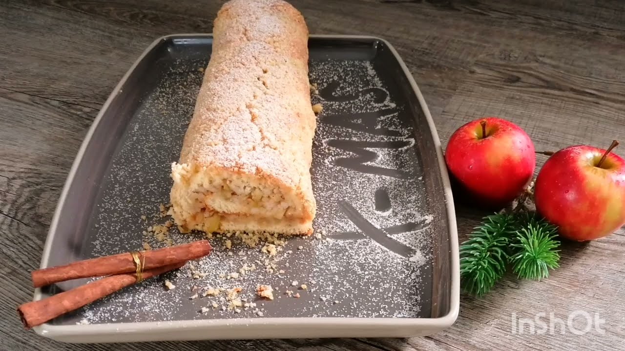 Bratapfel Rolle im Ofenzauberer von Pamperedchef, Apfel Streusel Kuchen ...