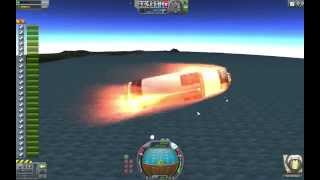 KSP:  Engine cluster test in 1.0