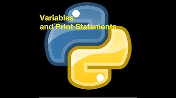 Python Tutorial 2 - Variables and Print Statements