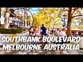 SOUTHBANK BOULEVARD WALK to CROWN CASINO - Popular walking promenade in MELBOURNE CBD