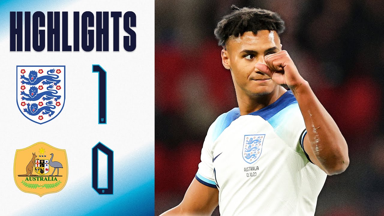 England 1-0 Australia | Watkins Second Half Goal Seals Win Over Socceroos | Highlights