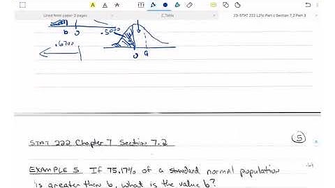Introductory Statistics L21 Part c Section 7.2 Part 3  Standard Normal Distribution