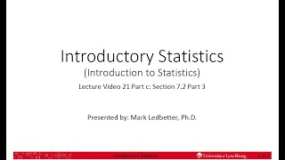 IntroStats 7.2c - Standard Normal Distribution