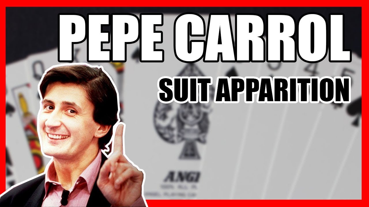 PEPE CARROL 🎲 | ANÁLISIS de su acto SUIT APPARITION ✅ | MAGIA en 15 minutos