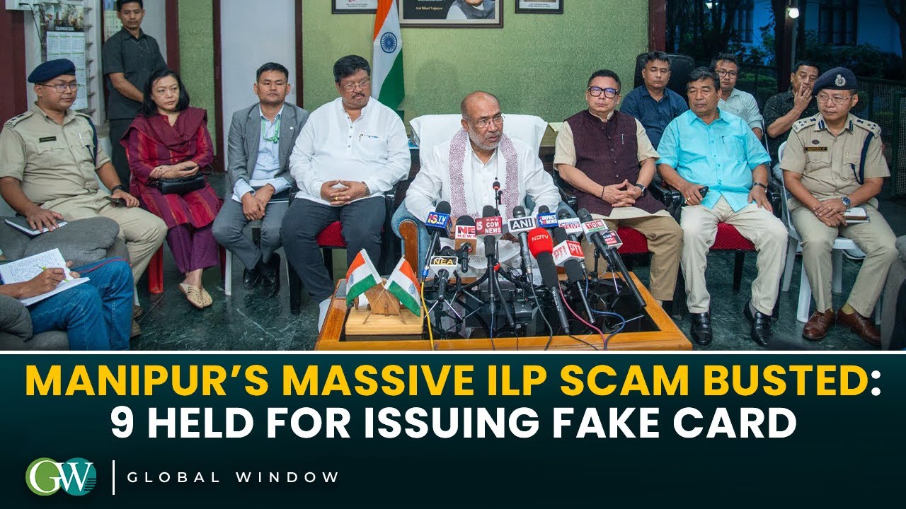 MANIPUR’S MASSIVE ILP SCAM BUSTED: 9 HELD FOR ISSUING FAKE CARD - YouTube