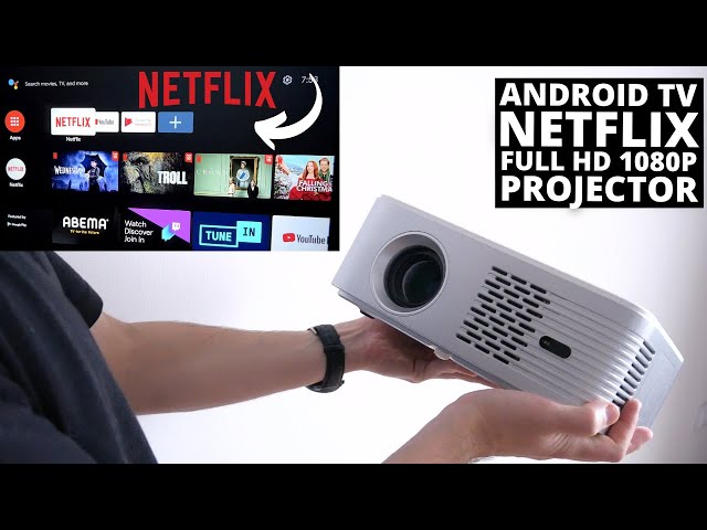  Proyector 4K compatible con Android TV 10.0 5G WiFi