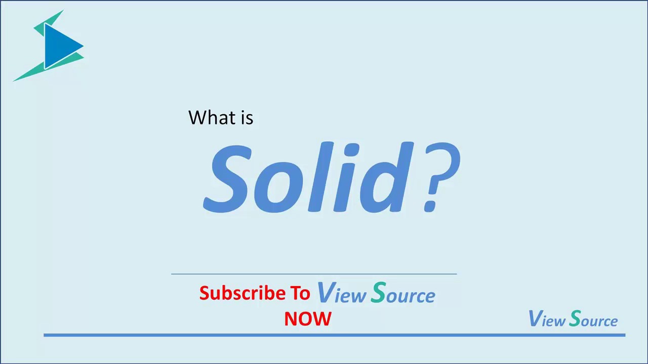 What is Solid? - YouTube
