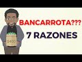 7 Razones Por La Que La Mayoría Están En Bancarrota