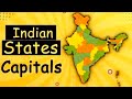Learn Indian States & Its Capitals - India Map | General Knowledge Video