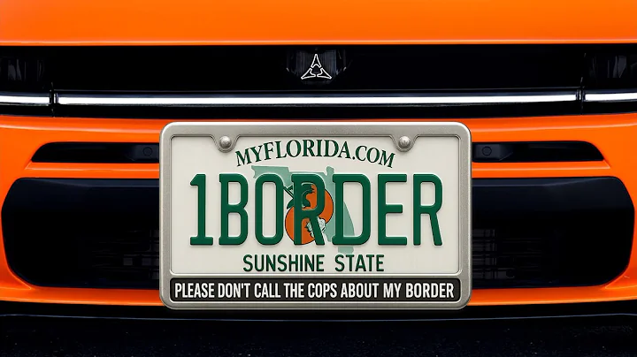 Florida's New Law Bans Decorative License Plate Frames