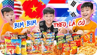 Ăn Bim Bim Theo Lá Cờ Các Nước ♥ Minh Khoa TV