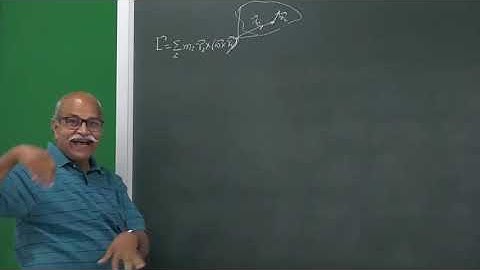 Lecture 23  Moment of inertia tensor