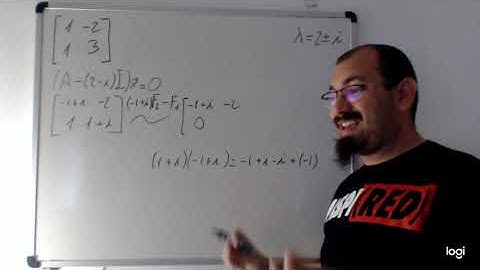 Diagonalización de matrices 2x2 IV (Valores propios complejos) - Universidad - ALG/5.3/1.4
