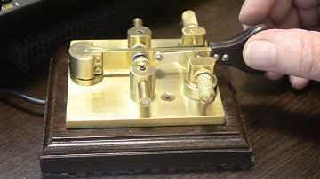 W1SFR Magnetic Sideswiper CW Morse Code Key