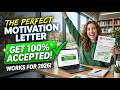 Write a WINNING Motivation Letter for University &amp; Scholarships!