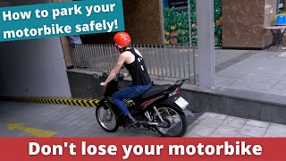 How to park your motorbike safely in Vietnam