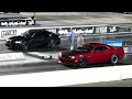 Dodge Challenger SRT Hellcat Vs BMW M3 Sedan Drag Race Las Vegas 6 2 2023 4K UHD 