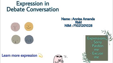 Speaking for Transactional Function | Expressions in Debate Conversation