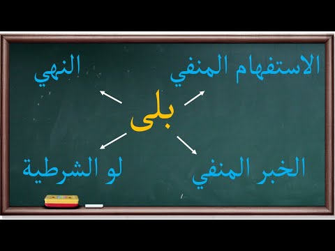 أحكام حرف الجواب بلى موسوعة الأدوات والحروف 101
