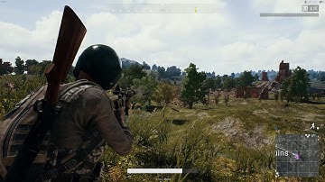 PUBG Hacker shooting through the trees....