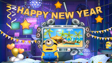 Despicable Me Minion Rush Carl minion NEW YEARS EVE gameplay walkthrough iOs & android