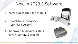 Audioscan Software Update 2023.1