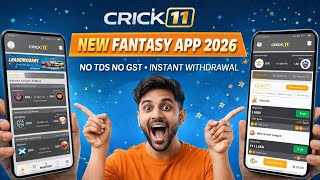 Crick11 New Fantasy App 2026 | No TDS No GST | Instant Withdrawal Proof screenshot 5
