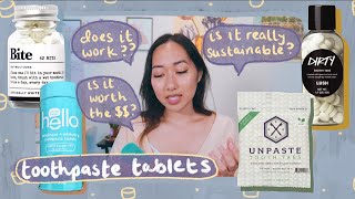 Toothpaste Tablet Review | BITE, LUSH, HELLO, UNPASTE screenshot 2