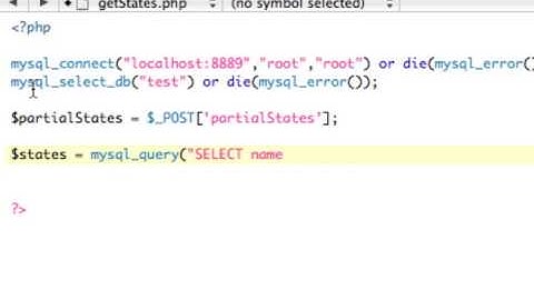 Live Search with Ajax