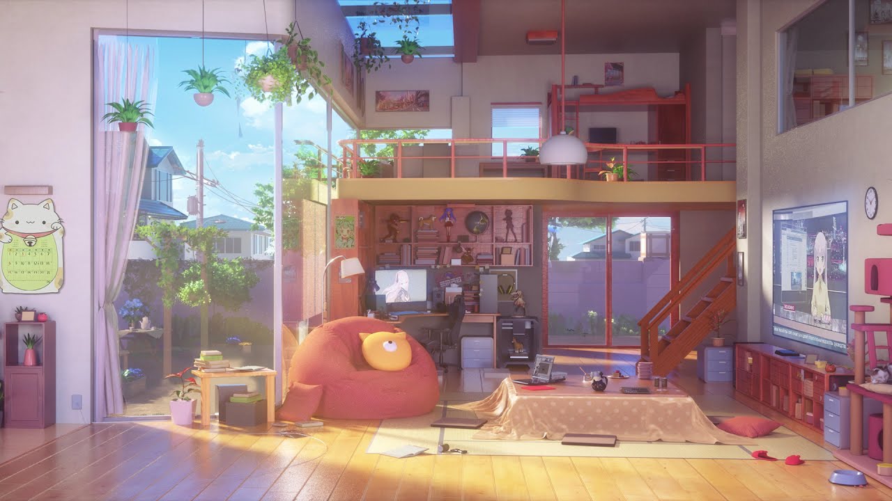 Tổng hợp 50 living room background anime đẹp nhất